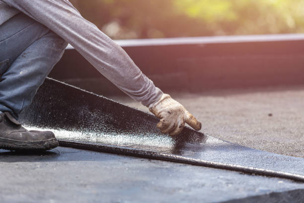 Professional Crawl Space Encapsulation technician working in Howard City, MI